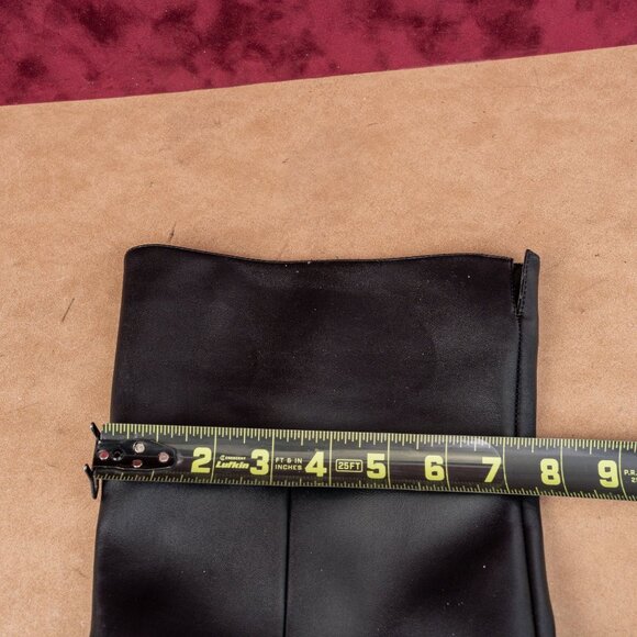 Nine West Women Gennes Black Vegan Leather Fashion Party Pointy OTK Boots sz 9.5 - Picture 9 of 11